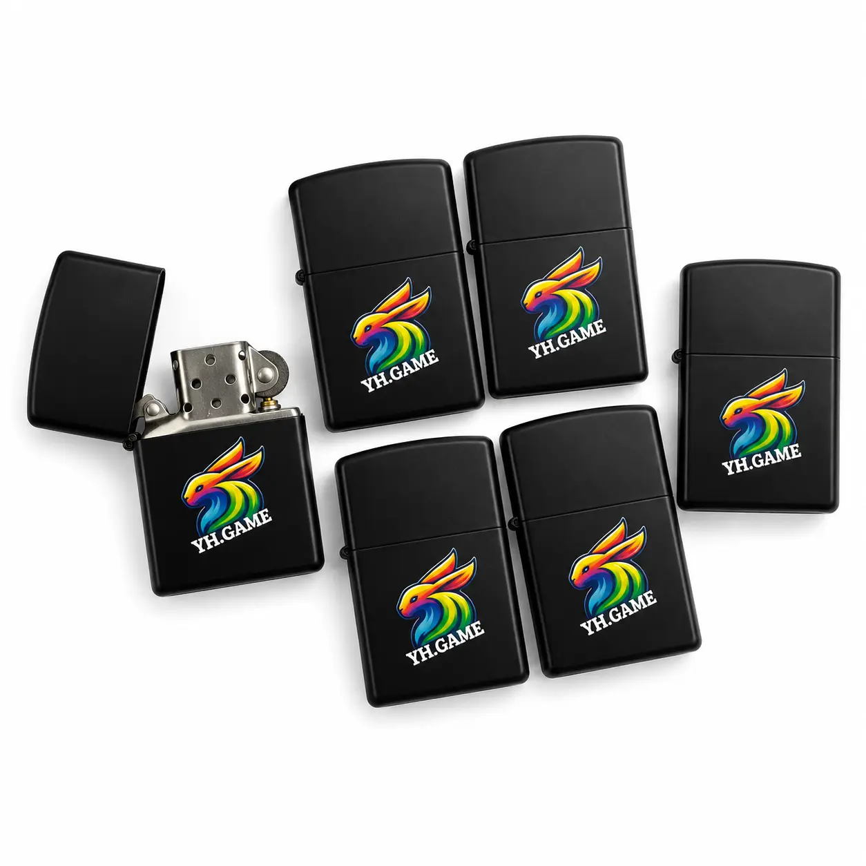 Isqueiro Tipo Zippo de Metal – Recarregável